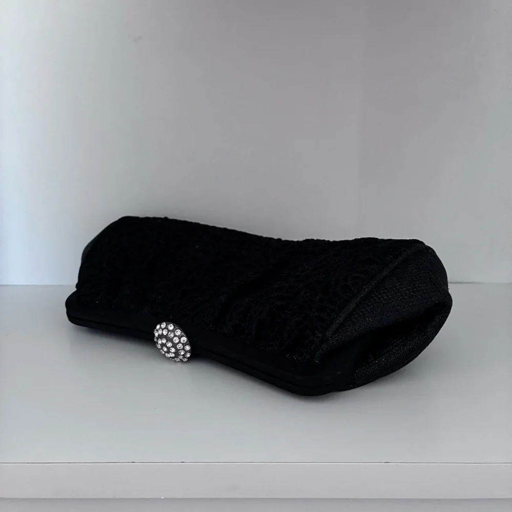 NWOT NANCY KYOTO Black Evening Bag